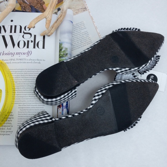 ❕a new day • gingham checked flats - Picture 3 of 8
